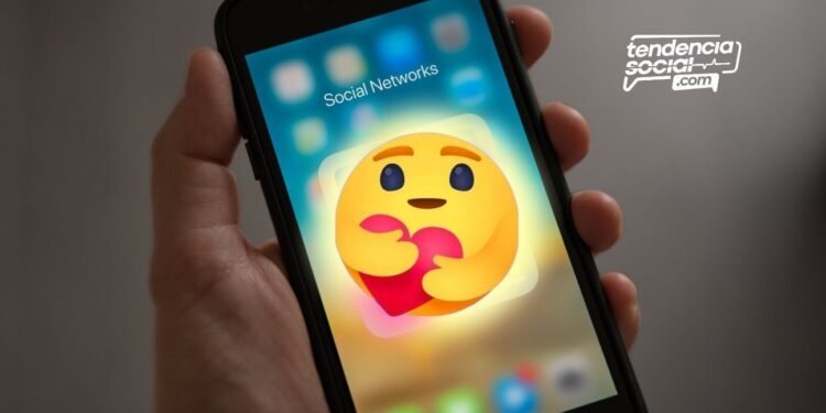 Me importa el emoji de Facebook en el celular.