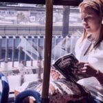Una mujer en Transmilenio