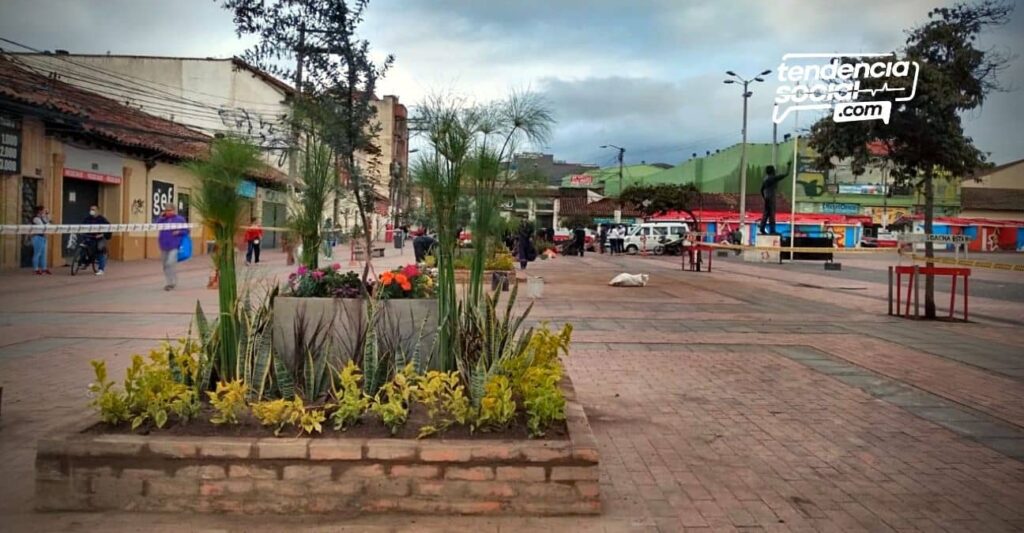 Así es como cambió el parque principal de Soacha