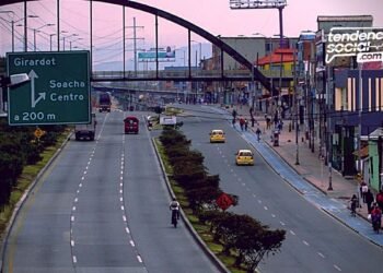 Autopista sur en el municipio de Soacha, aislamiento obligatorio 25 de mayo
