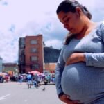 Mujer embarazada en el municipio de Soacha
