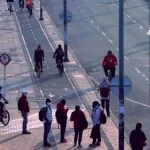 Personas en las principales calles, toque de queda en Soacha