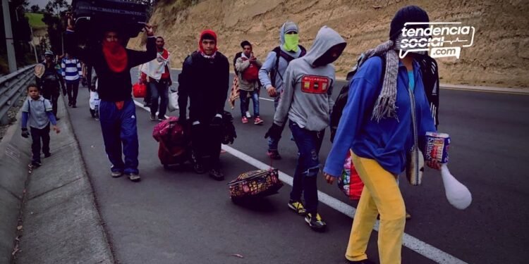 ¿Qué hacer si eres venezolano y quieres regresar a tu país?Venezolanos caminando por las calles de vuelta a su país.