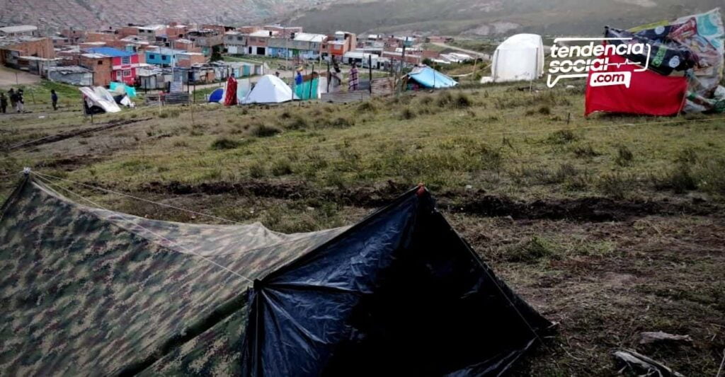 800 personas que conforman 200 familias invadieron predio en Soacha