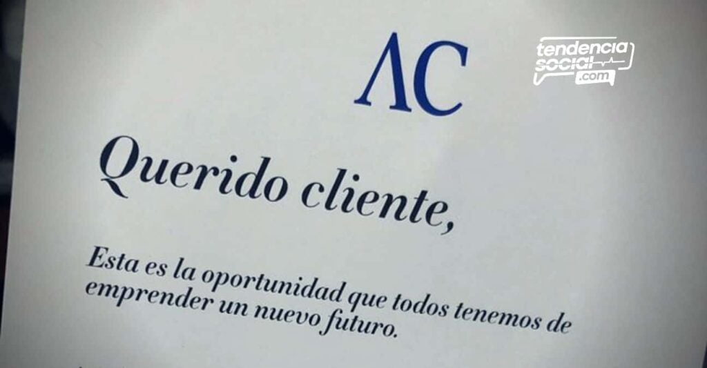 La elegante carta de Arturo Calle