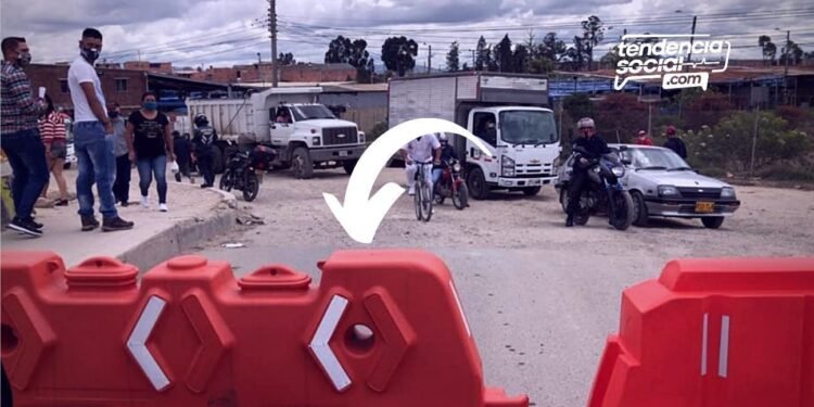 Tatequieto a conductores que crucen la vía entre Ciudad Verde y Bosa
