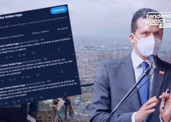 Alcalde denuncia a través de twitter a Policía de Transito y Transporte, durante el pico y placa en la autopista sur en Soacha 3 de enero.