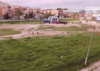 Pareja se burlo del Código de la Policía y así los graban emulando un acto sexual en el campo de los locos en Soacha. ¡Qué descaro!