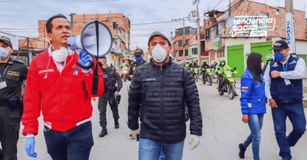 Alcaldía de Soacha, vigilancia 22 de marzo Policía y Ejercito en las comunas.