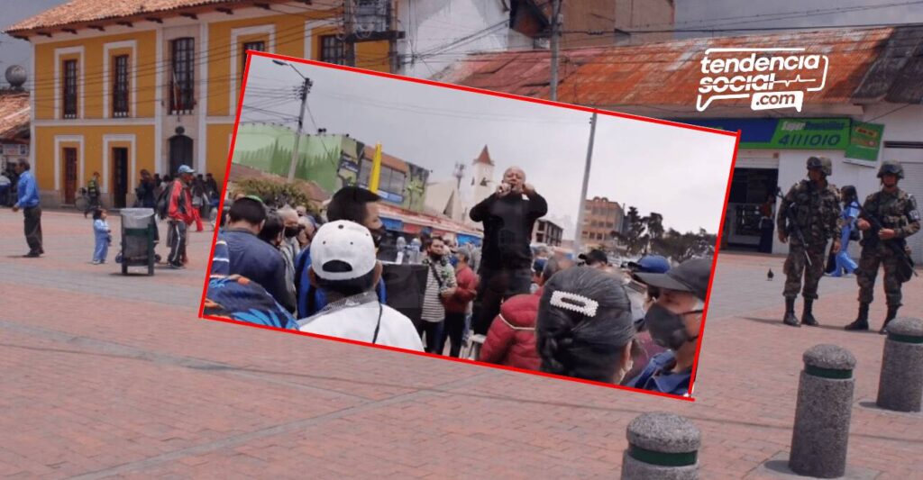 Protesta por impuestos en soacha (Predial)