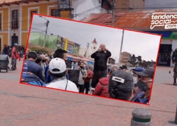 Protesta por impuestos en soacha (Predial)