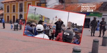 Protesta por impuestos en soacha (Predial)