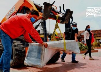Así luce el parque de Soacha con nuevas sillas para compartir en familia
