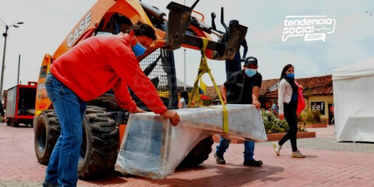 Así luce el parque de Soacha con nuevas sillas para compartir en familia