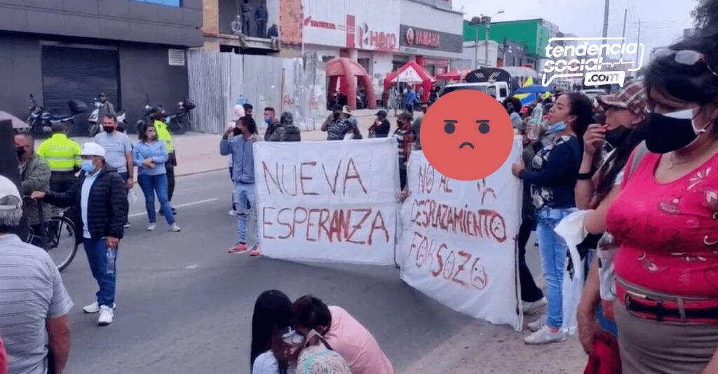 Autopista sur en Soacha esta bloqueada