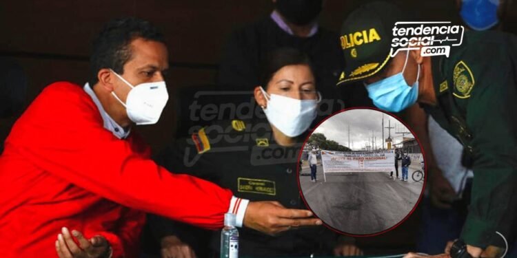 Bloqueos de los transportadores en Soacha