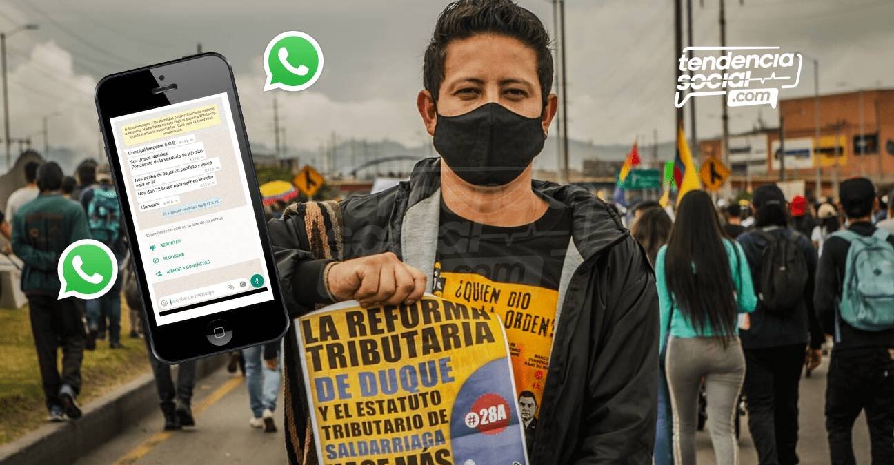 Concejal de Soacha Heiner es amenazado por apoyar el paro. Así se enteró