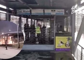 No habrá servicio Transmilenio en San Mateo tras incendio