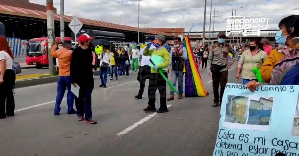 Rotan información de la hora y encuentro del paro en Soacha 12 de mayo