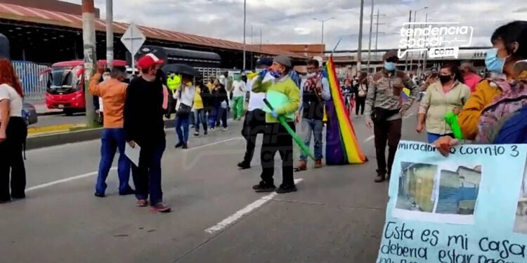 Rotan información de la hora y encuentro del paro en Soacha 12 de mayo
