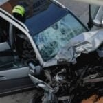 Momento del accidente de tránsito hoy en Bogotá, ¡Pilas al volante!