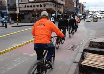 Con frase popular del (Jo, primo) en Soacha buscan que ciclistas no se accidenten