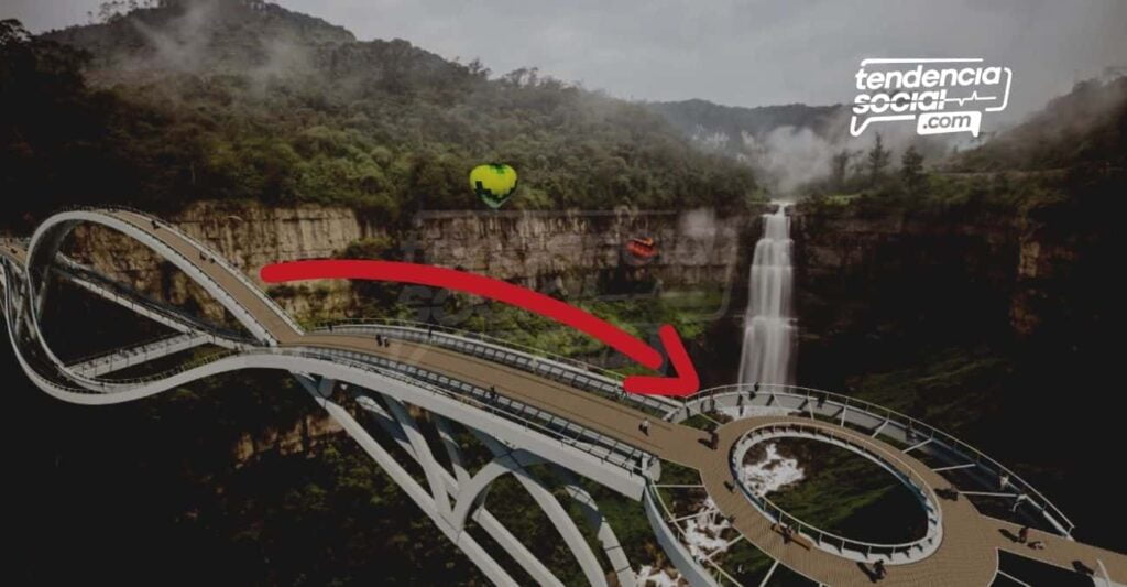 Como en china: Así será el nuevo puente de vidrio en el Salto del Tequendama ¡Entérate!