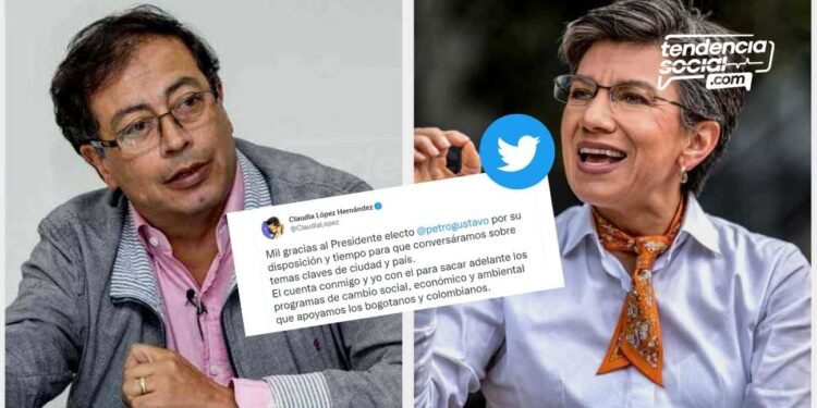 Claudia López y Petro se reunieron ¿En qué quedaron? puntos claves, proyectos y acuerdos