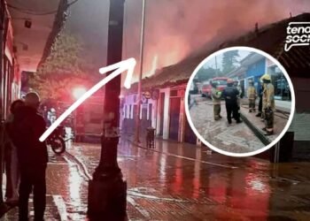 Incendio en Chía, ¿Cómo fue? así amaneció 15 locales afectados y 9 en perdida total