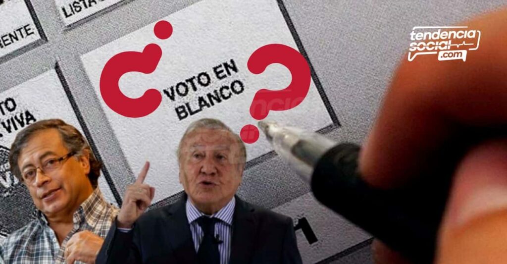 ¿Aún tibio para elegir? para dónde va el voto en blanco en elecciones presidenciales