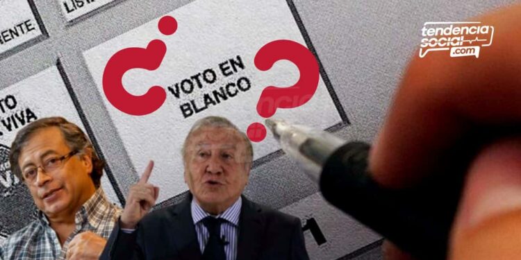 ¿aún Tibio Para Elegir Para Dónde Va El Voto En Blanco En Elecciones Presidencialesemk 1267