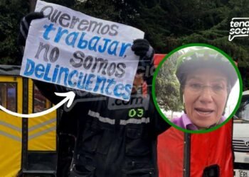 Por protestas en Bogotá alcaldesa López responde: “Bicitaxismo si Mototaxismo no” ¿Qué significa?