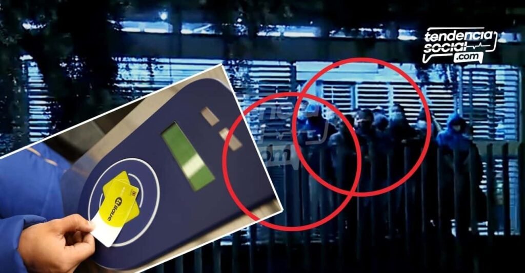 Colados en TransMilenio en Soacha, desde la 3:00 a.m los 'avispados' no duermen