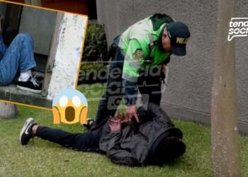 ¡Cuidado! Así están robando los niños en Soacha, Policías en la nuca de los delincuentes