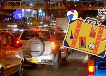 Vacaciones del 7 al 18 de octubre pronostican así trancones de 2 horas o más en la vía