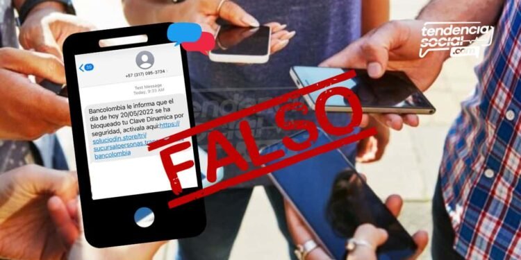 Así son los mensajes de textos ¡falsos! que llegan de Bancolombia para robar tu dinero te explicamos qué hacer