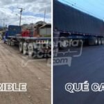 Fiesta en la vía perimetral de la comuna 6 en Soacha por fin la arreglaron ¿La queja funcionó?