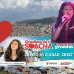 Niña de la Voz kids que defendió a Soacha es la nueva imagen y hasta sacó canción del municipio