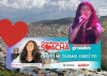 Niña de la Voz kids que defendió a Soacha es la nueva imagen y hasta sacó canción del municipio