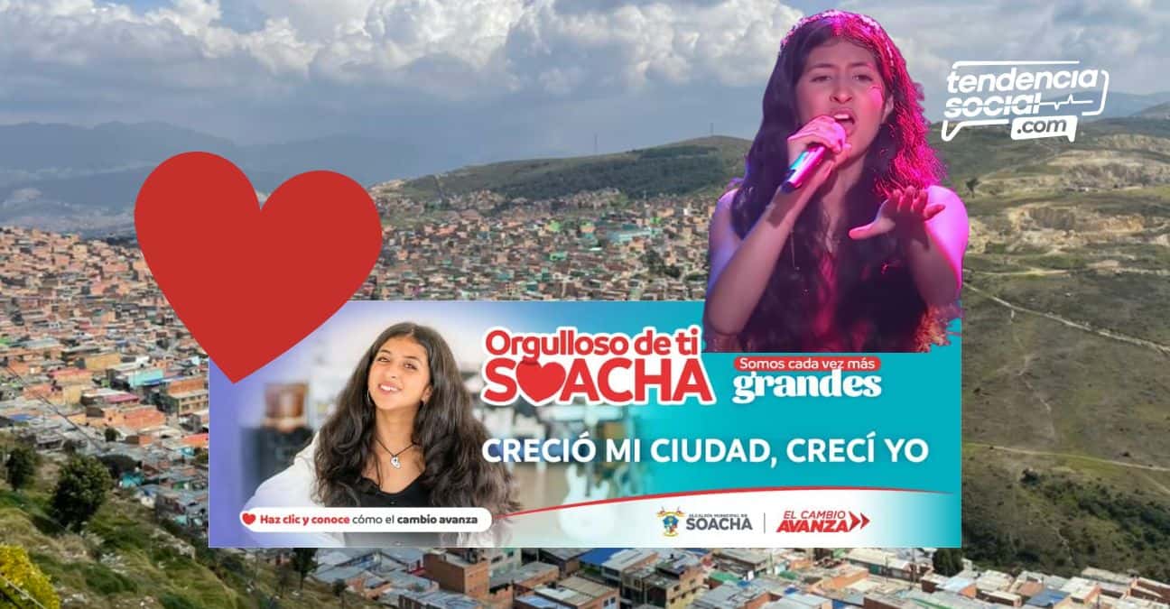 Niña de la Voz kids que defendió a Soacha es la nueva imagen y hasta sacó canción del municipio