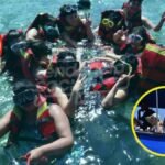 Mujeres lideres de Familias en Acción Soacha así por primera vez, conocen el mar