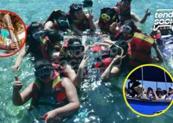 Mujeres lideres de Familias en Acción Soacha así por primera vez, conocen el mar