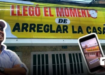 Diputado Julián Sanchez ‘perico’ Jr. muestra valla publicitaria en la fachada de su conocida casa en Soacha