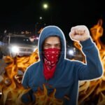 Nuevo ataque: Disturbios Autopista Sur en Soacha, jóvenes encapuchados se tomaron la vía