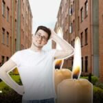 Persona sorprendida por el corte de luz en Soacha este 2023 31 de mayo en las comunas dos y cinco.