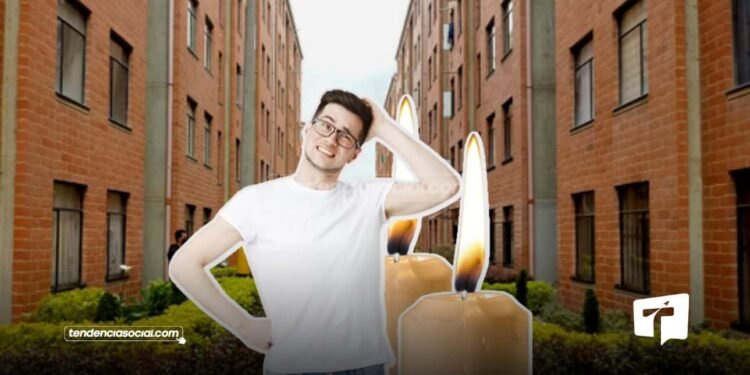 Persona sorprendida por el corte de luz en Soacha este 2023 31 de mayo en las comunas dos y cinco.