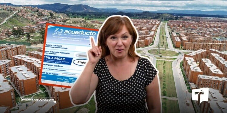 En Soacha y Bogotá, existen restricciones para ahorrar agua por la escasez, el Acueducto estará estricto y subirá el costo del agua para quienes malgasten. Foto-fuente: Freepik | Composición | TendenciaSocial.com