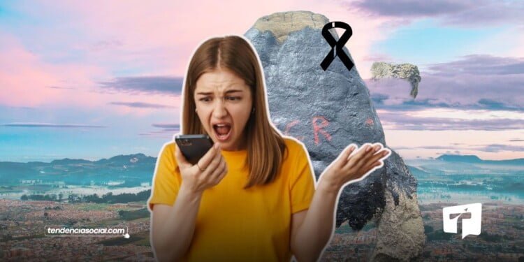 Soacha está de luto con la piedra que perdió de pictogramas que representaba la historia y cultura de la ciudad. | Foto | Composición: TendenciaSocial.com