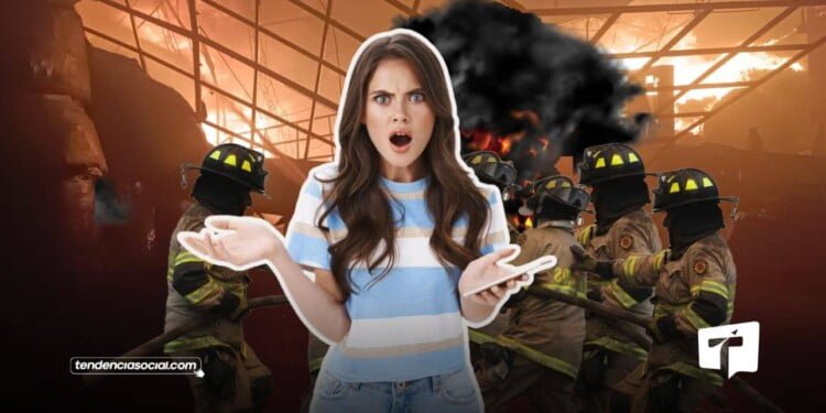 La empresa Pyrmo ubicada entre Soacha y Bogotá, se incendió y no hubo heridos. Bomberos ayudaron a la emergencia. | Foto | Composición: TendenciaSocial.com