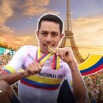 Daniel Martínez en los Juegos Olímpicos en París 2024.